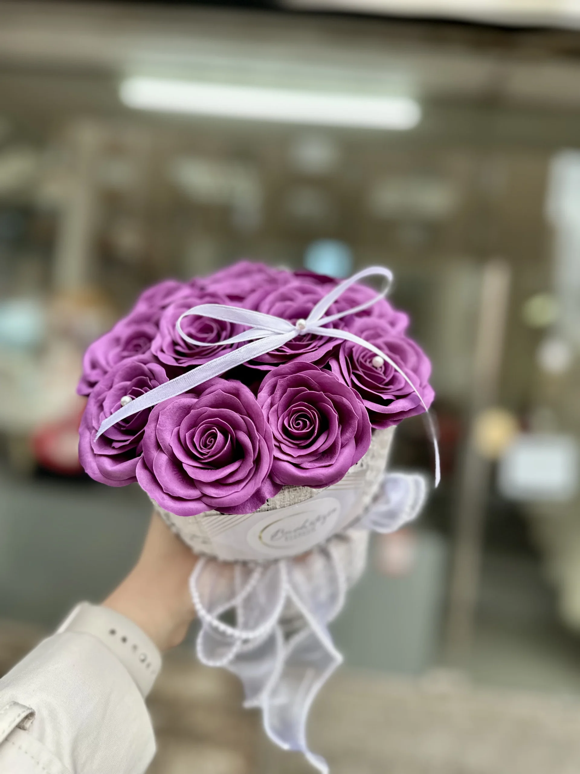 Buchet Love in Bloom-purple - imagine 3